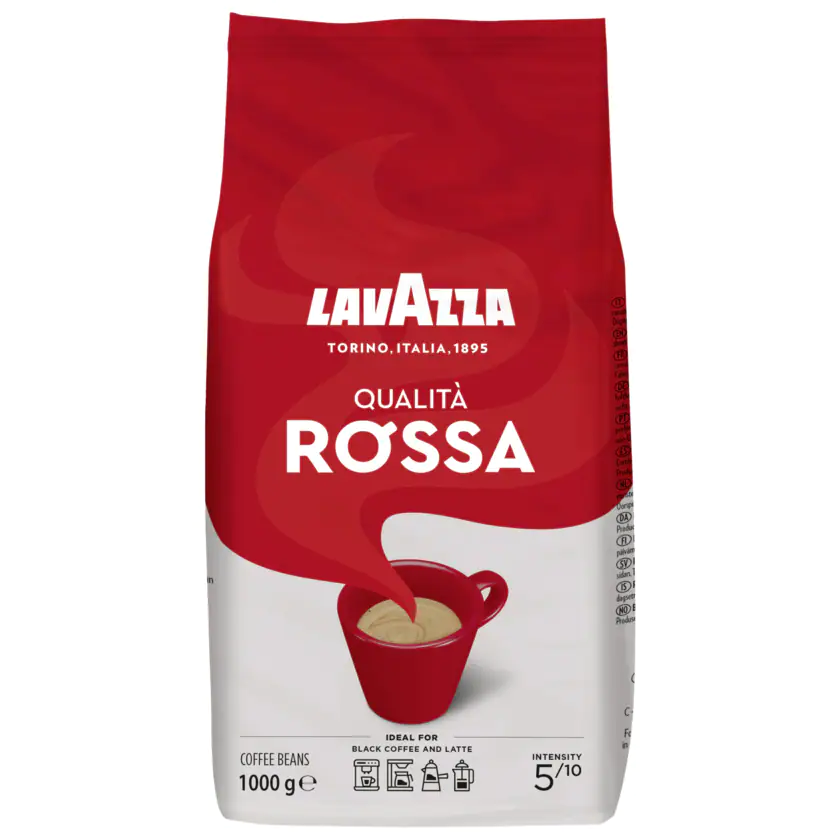 Lavazza Caffe Qualita Rossa Bohnen 1000G - 8000070035898
