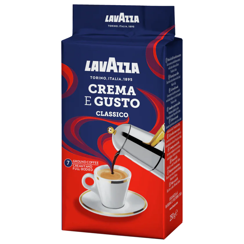 Lavazza Crema e Gusto Filterkaffee 250 g - 8000070038868