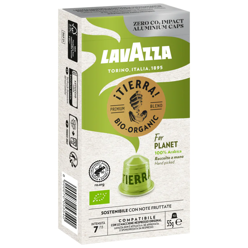 Lavazza Bio Tierra 10 Kapseln 55g - 8000070053540