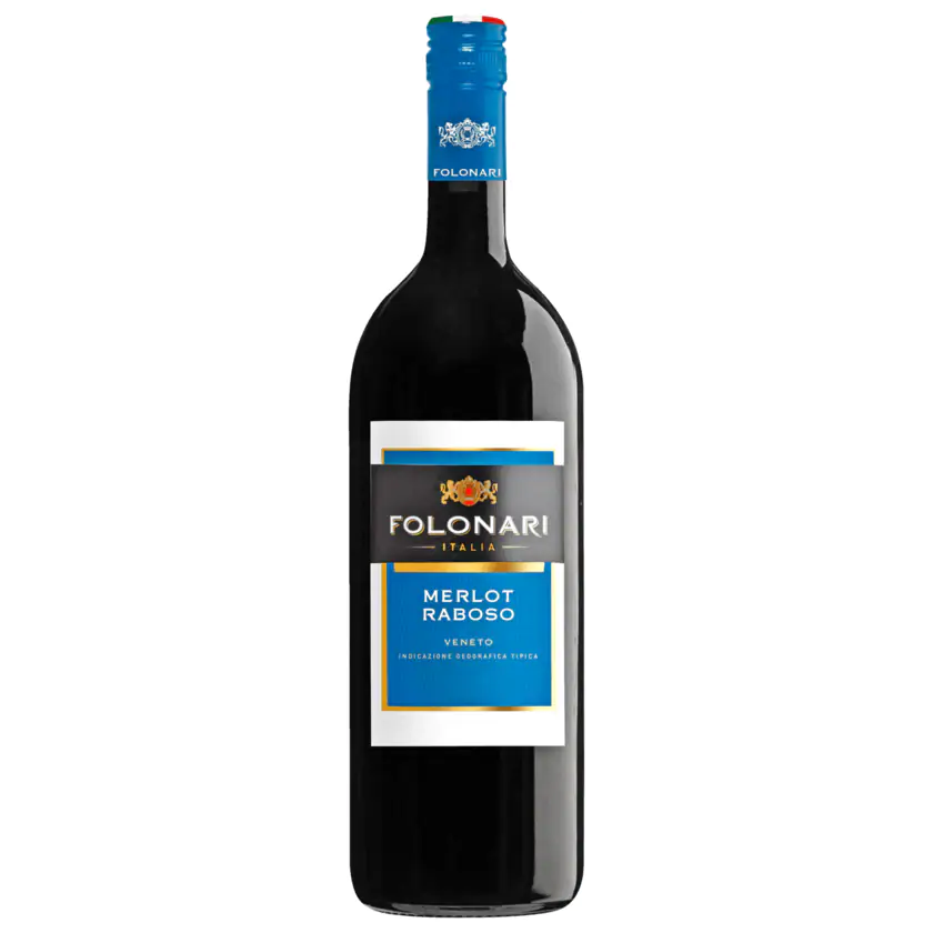 Folonari Rotwein Merlot Raboso Veneto trocken 1l - 8000160634017