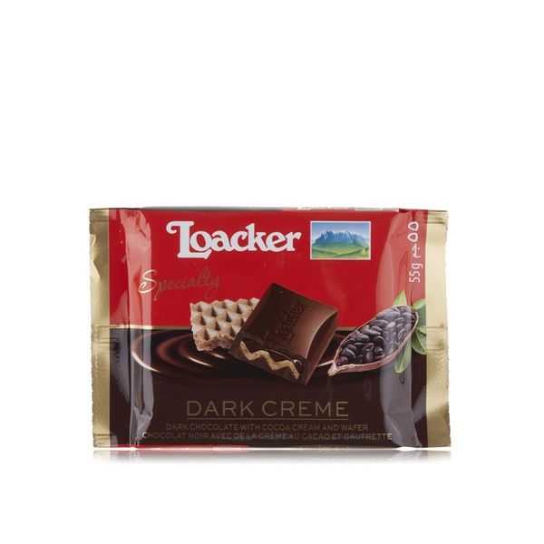 Loacker chocolat noir avec crème de cacao et gaufrette - 80001737