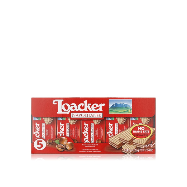 Loacker Wafer Napolitaner GR. 45X4 - 8000380000517