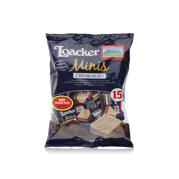 Loacker minis cremkakao 150g - Waitrose UAE & Partners - 8000380001040