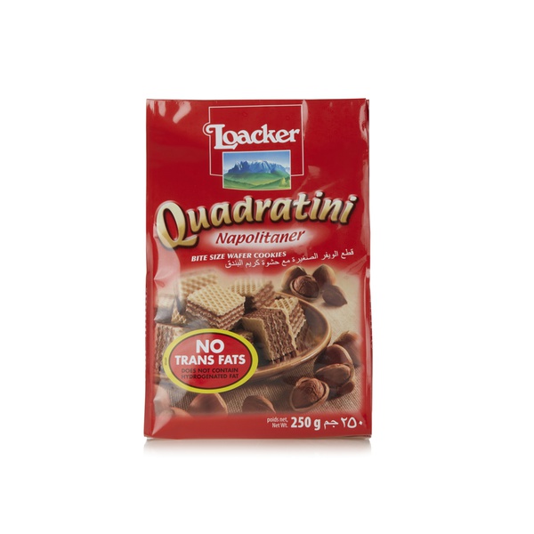 Loacker Wafers Quadratini Napolitaner - 8000380004911