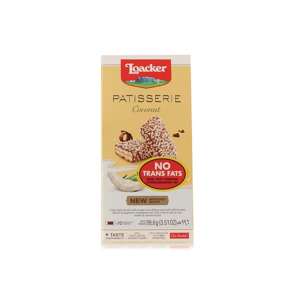 Loacker gran pasticceria coconut 99.6g - Waitrose UAE & Partners - 8000380194322