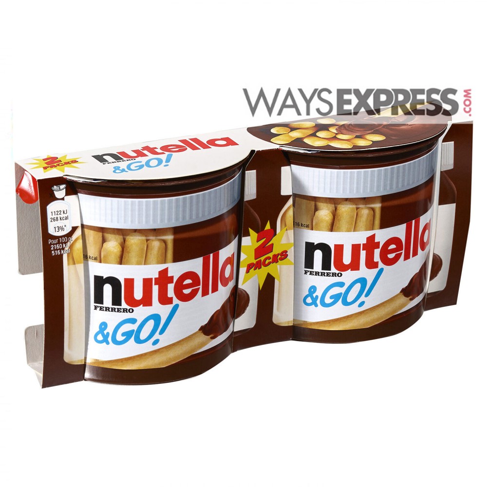 Nutella & Go ! Pâte à tartiner et gressins - 8000500045497