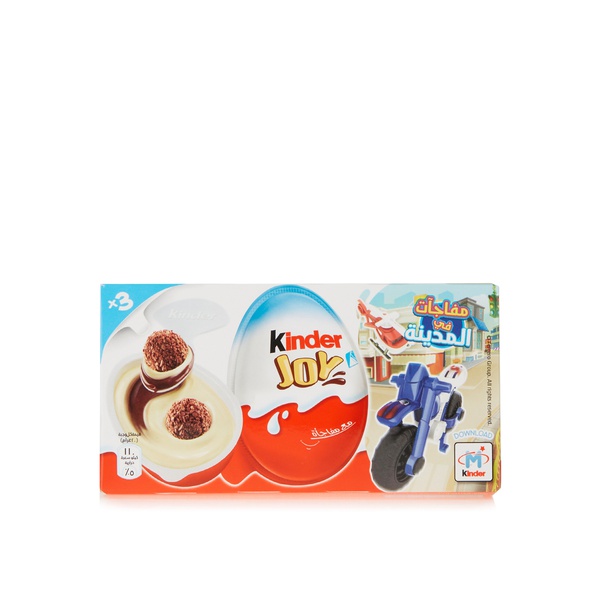 Kinder Joy egg for boys x3 - Waitrose UAE & Partners - 8000500126356