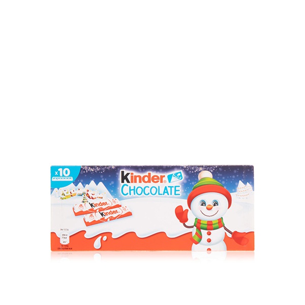 Kinder Chocolate Milk Chocolate Bars 10 X 12.5G - 8000500248133