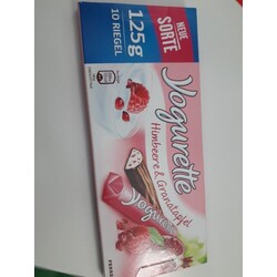 Yogurette Himbeere & Granatapfel 10er, 125 g - 8000500284445