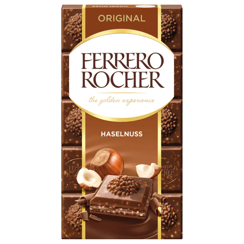 Ferrero Rocher Haselnuss Tafel Original 90g - 8000500359488