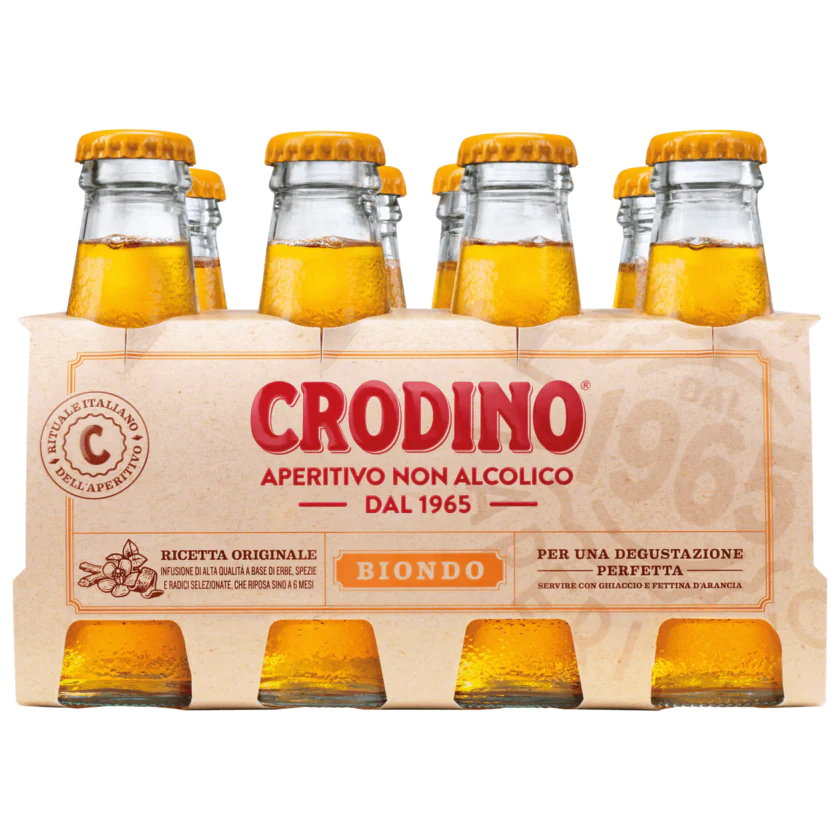 Crodino Aperitivo Non Alcolico 8x98ml - 8000845800393