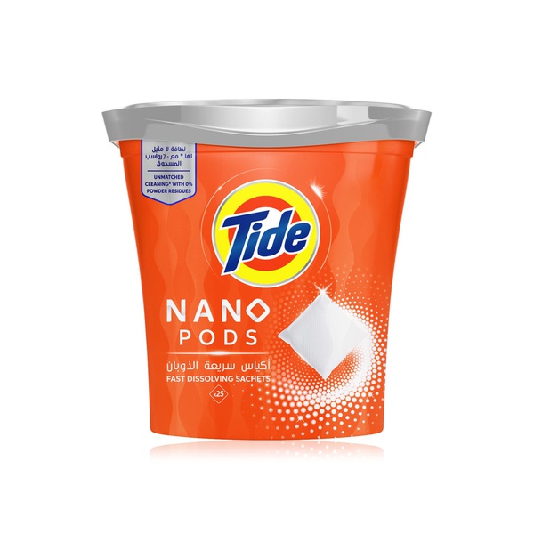 Tide nano pods original scent 25 sachets - Waitrose UAE & Partners - 8001090157980