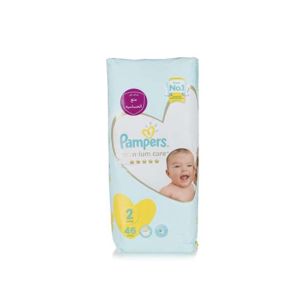 Pampers premium care nappies size 2 x46 - Waitrose UAE & Partners - 8001090267313