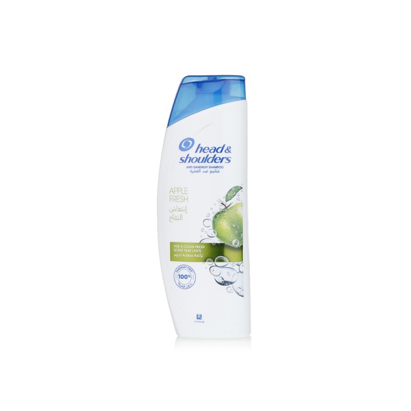 Head & Shoulders apple fresh anti-dandruff shampoo 400ml - Waitrose UAE & Partners - 8001090316196