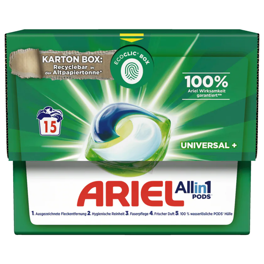 Ariel Universalwaschmittel All-in-1 Pods 409,5g 15WL - 8001090491701
