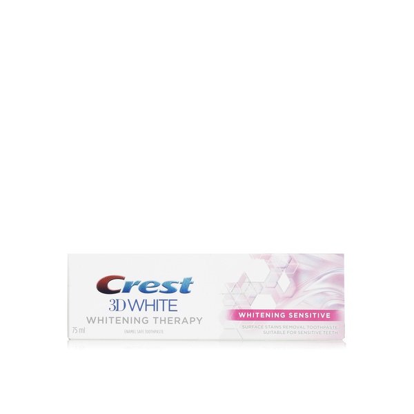 Crest 3D white whitening therapy sensitivity care toothpaste 75ml - Waitrose UAE & Partners - 8001090827623