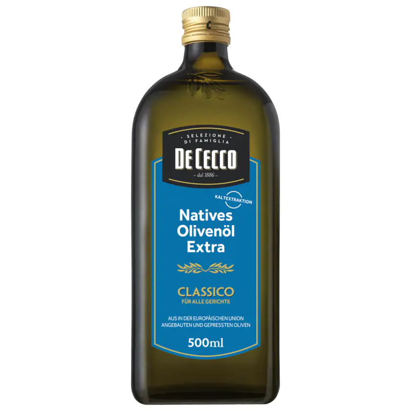 De Cecco Natives Olivenöl extra Classico 500ml - 8001250012968
