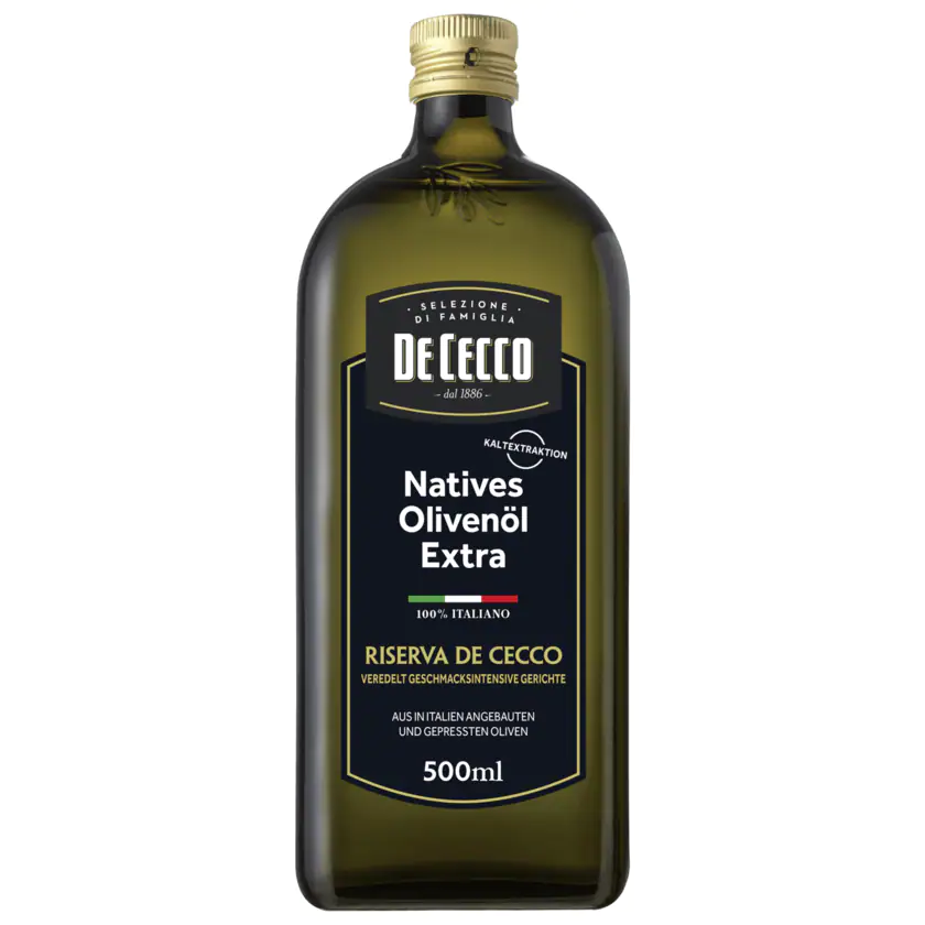 De Cecco Natives Olivenöl extra 500ml - 8001250015211