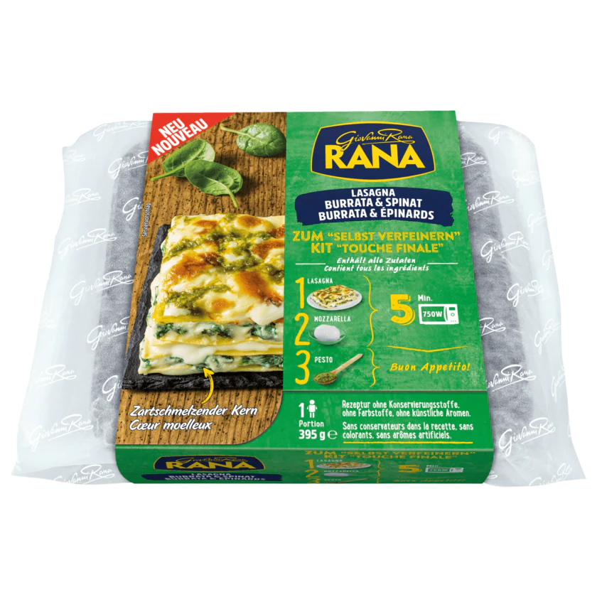 Giovanni Rana Lasagne Burrata & Spinat 395g - 8001665710305