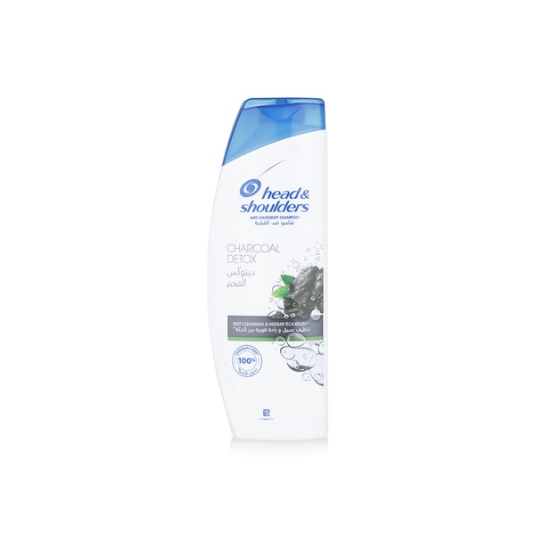 Head & Shoulders charcoal detox anti-dandruff shampoo 400ml - Waitrose UAE & Partners - 8001841054940