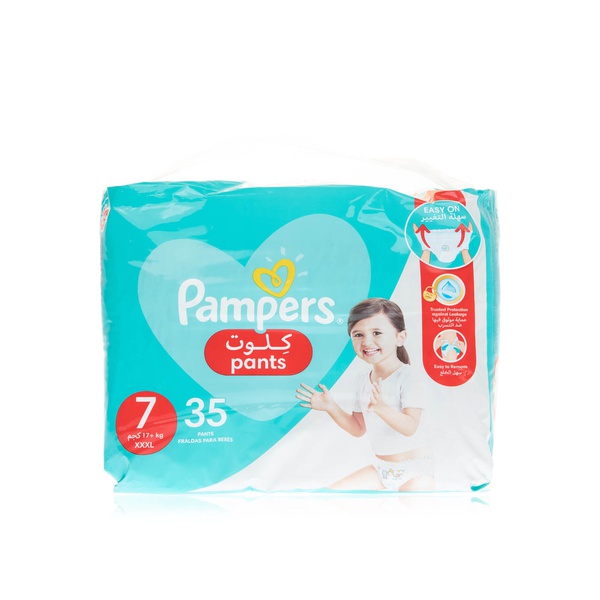 Pampers pants size 7 jumbo pack night 35S - Waitrose UAE & Partners - 8001841408316