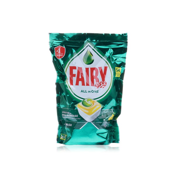 Fairy All-in-One Yellow Dishwasher Tablets 54ct - Waitrose UAE & Partners - 8001841891729