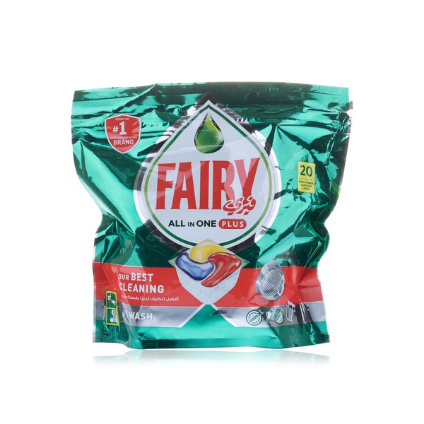 Fairy Auto Dishwasher All-in-1 Plus 20's - Waitrose UAE & Partners - 8001841891781