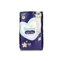Pampers Premium Care night diapers size 3 x58 - Waitrose UAE & Partners - 8001841918020