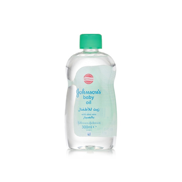 Johnson's baby oil with aloe vera 300ml - Waitrose UAE & Partners - 8002110315243
