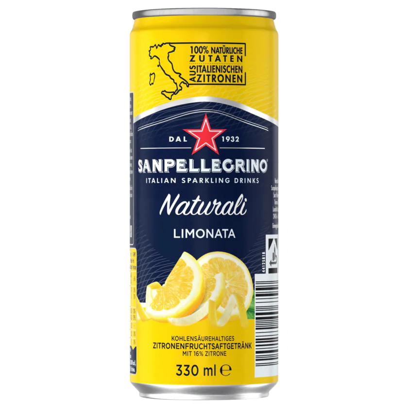 San Pellegrino Naturali Limonata 0,33l - 8002270406799