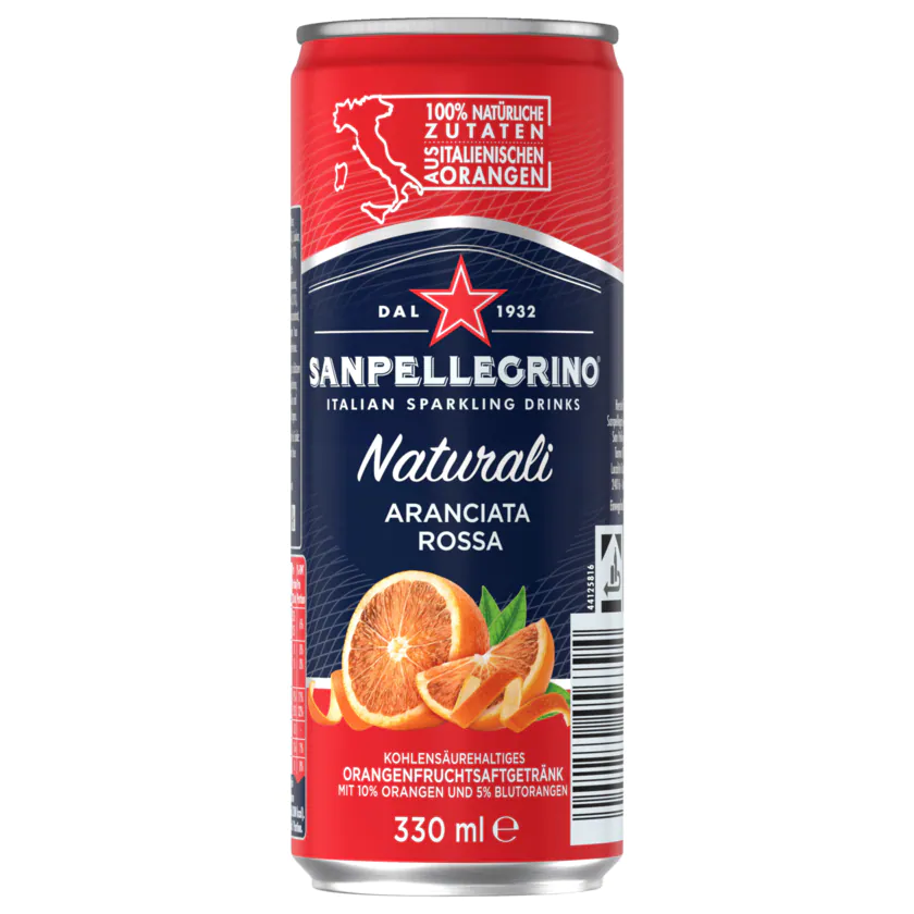 San Pellegrino Naturali Aranciata Rossa 0,33l - 8002270456794