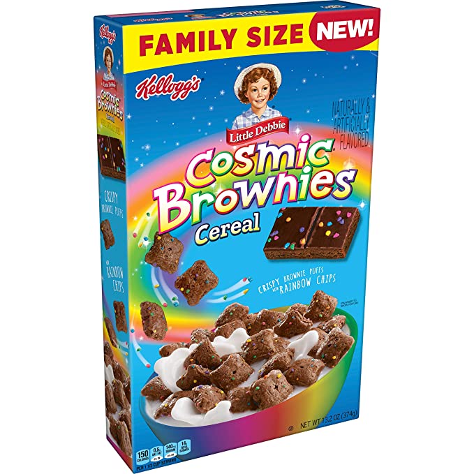 gse Little Debbie Kellogg's Little Debbie Breakfast Cereal, Cosmic Brownies ( 2 pack ) - 800313543252