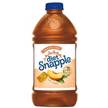 SNAPPLE DIET DRINK PEACH TEA 64 OZ ( THREE BOTTLES ) - 800326778962