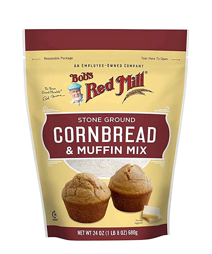 Bob's Red Mill Cornbread Muffin Mix - 24 Oz ( 2 PACK ) - 800454359873