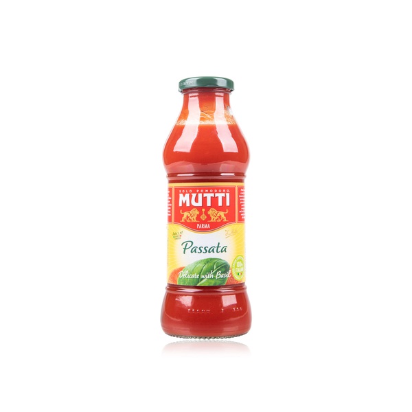 Mutti Gezeefde Fluweelzachte Tomaten Met Basilicum (400 G) - 8005110630439