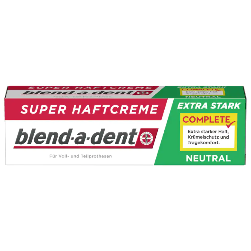 Blend-a-dent Super-Haftcreme extra stark neutral 47g - 8006540314951