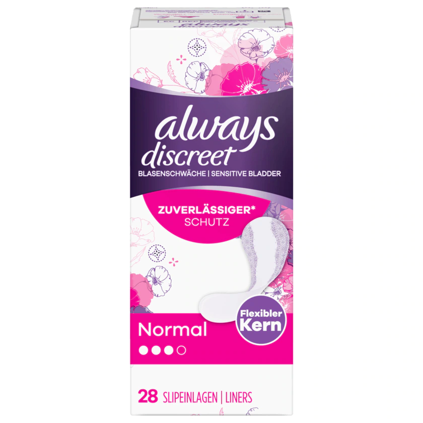 Always Discreet Inkontinenz Slipeinlagen 28 Stück - 8006540405000