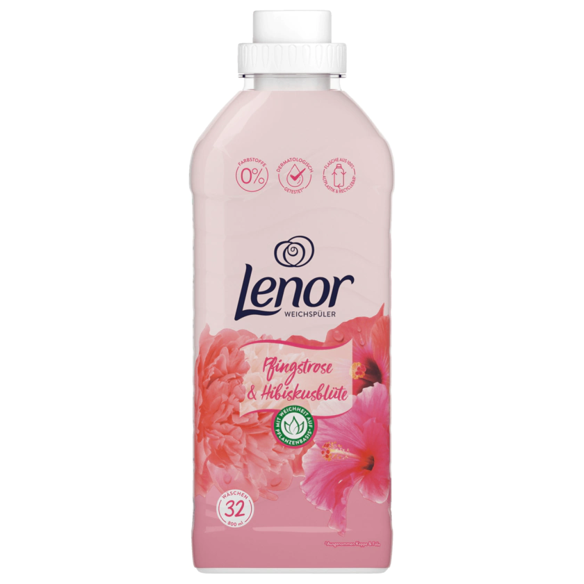 Lenor Weichspüler Pfingstrose & Hibiskusblüte 800ml, 32WL - 8006540484920