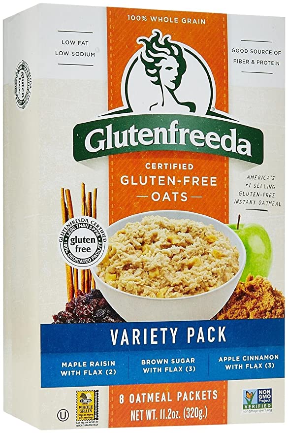  Glutenfreeda Oatmeal, GLUTEN FREE Variety Pack, 11.2 oz ( 2 PACK ) - 800949213895