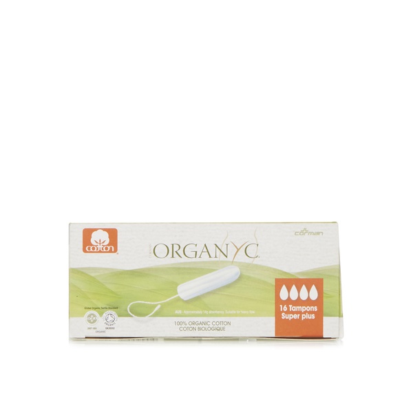 Organyc tampons super plus 16s - Waitrose UAE & Partners - 8016867009904