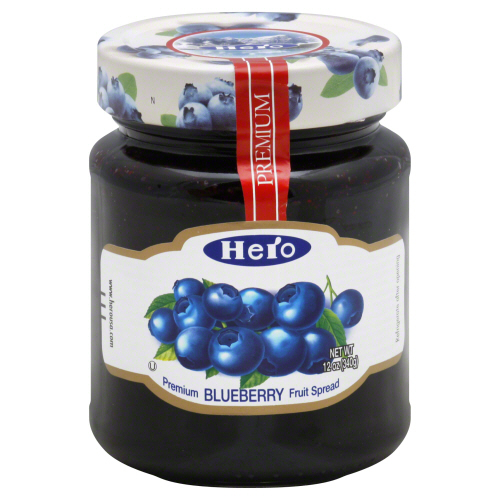 HERO: Fruit Spread Blueberry, 12 oz - 0804066020039