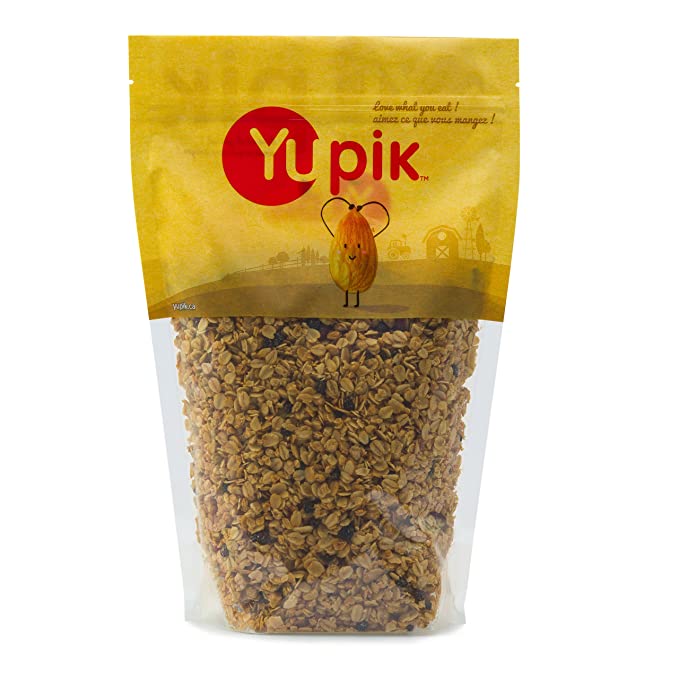 Yupik Low Fat Granola Cereal, 2.2 lb, A Mix of Oats, Sultana Raisins, Currants, Sunflower Seeds - 805509001745