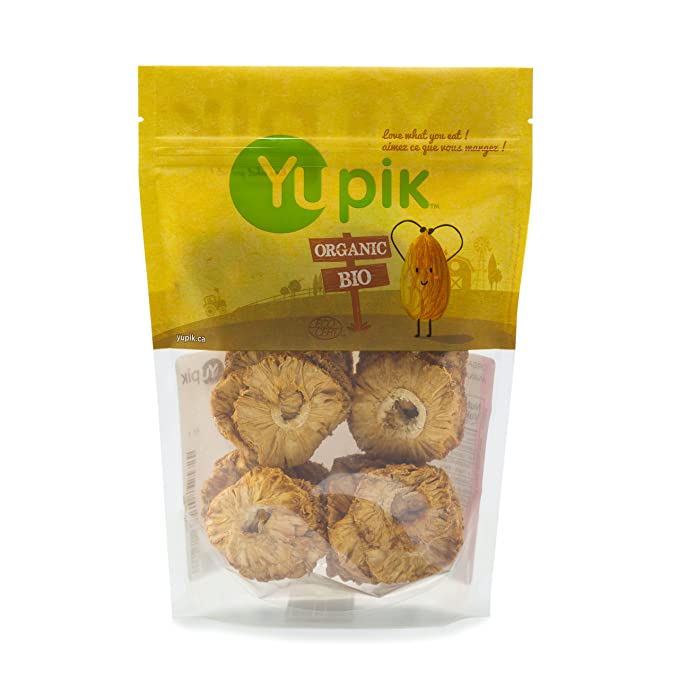  Yupik Organic Dried Pineapple Rings, 1 lb, Non-GMO, Vegan, Gluten-Free  - 805509002551
