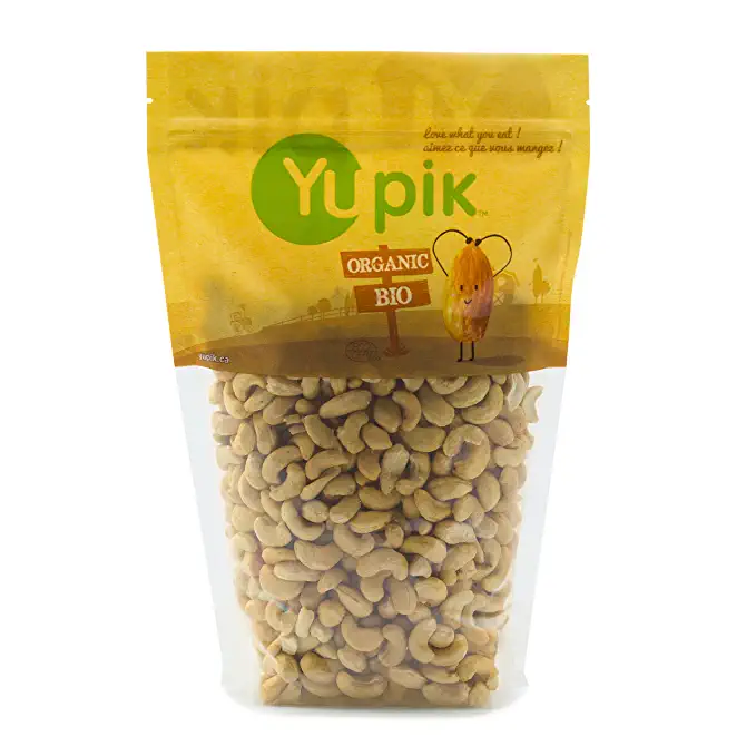  Yupik Nuts Organic Raw Cashews, 2.2 lb, Non-GMO, Vegan, Gluten-Free  - 805509002766