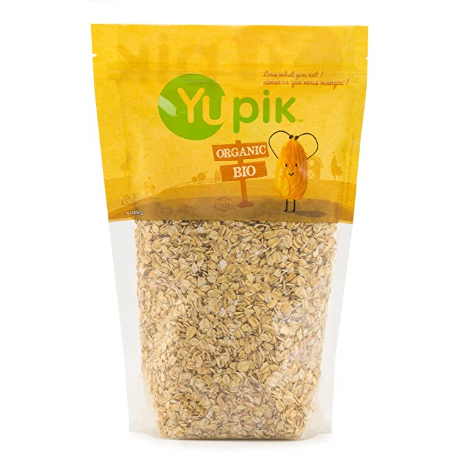 Yupik Organic Gluten-Free Rolled Oats, 2.2 lb, Non-GMO, Vegan - 805509003718