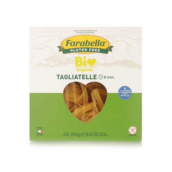Farabella organic gluten free tagliatelle 250g - Waitrose UAE & Partners - 8056774002650