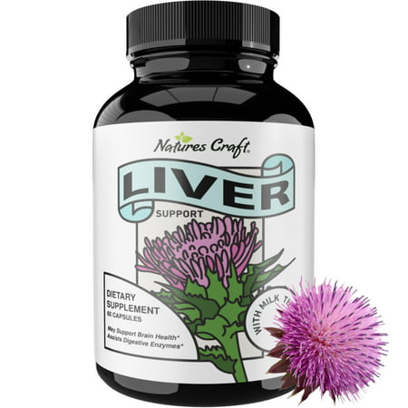 Milk Thistle Liver Health Supplement Easy Full Body Detox Pills With Zinc - 806808279163