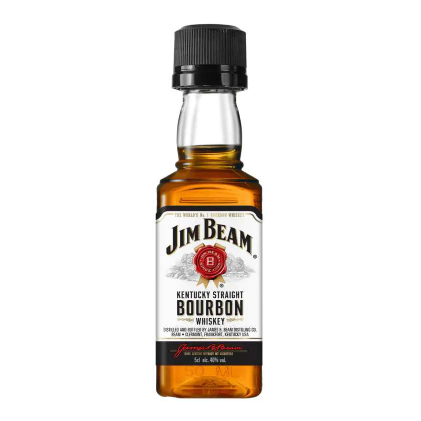 Jim Beam White Bourbon Whiskey 40% 0,05l - 80686001904
