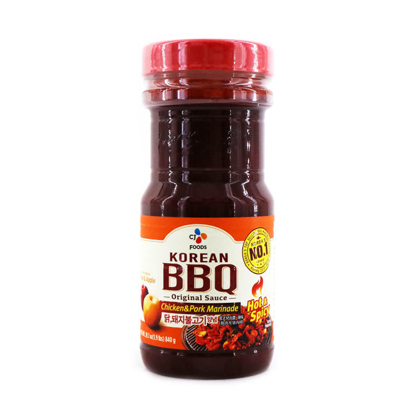 Chicken & Pork Marinade Korean Bbq Original Sauce, Hot & Spicy, Pear & Apple - 807176172070