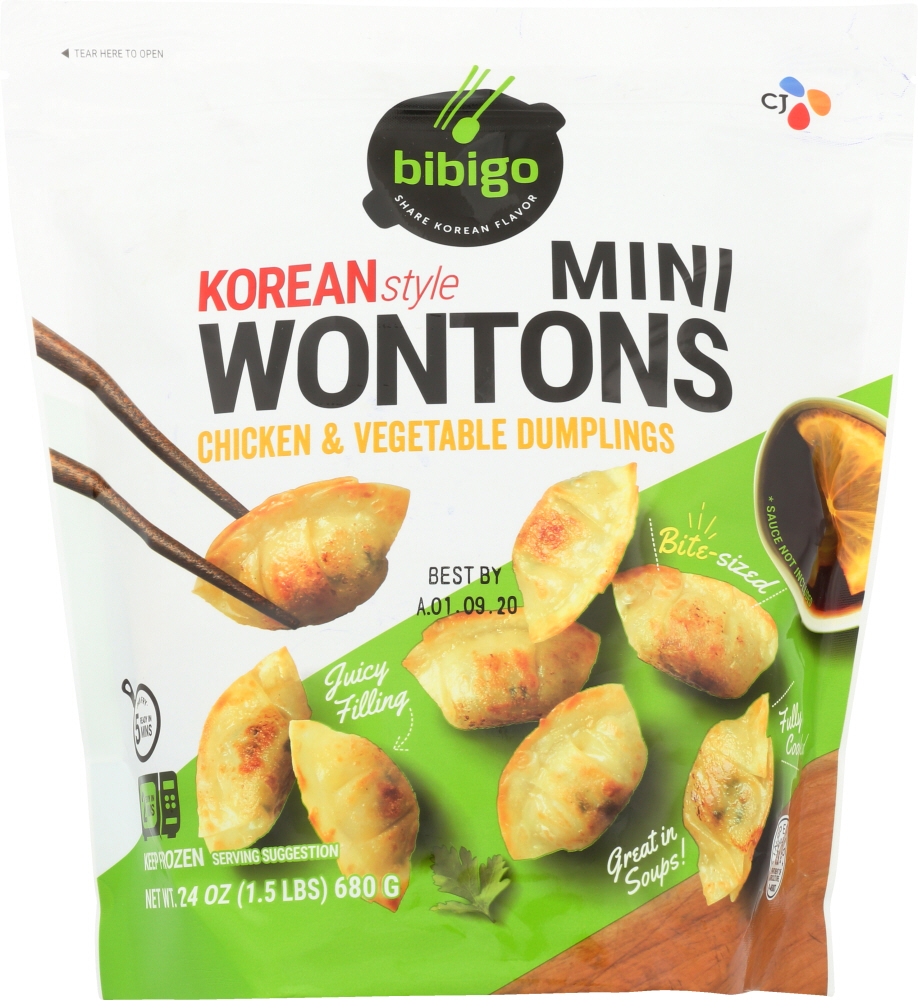 Mini Wontons Chicken & Vegetable - 807176711705